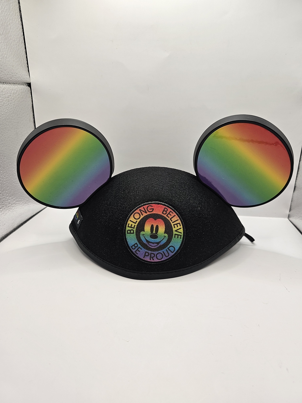 Disney Pride Mickey Mouse Rainbow Ear Hat Belong Believe Be Proud NWT
